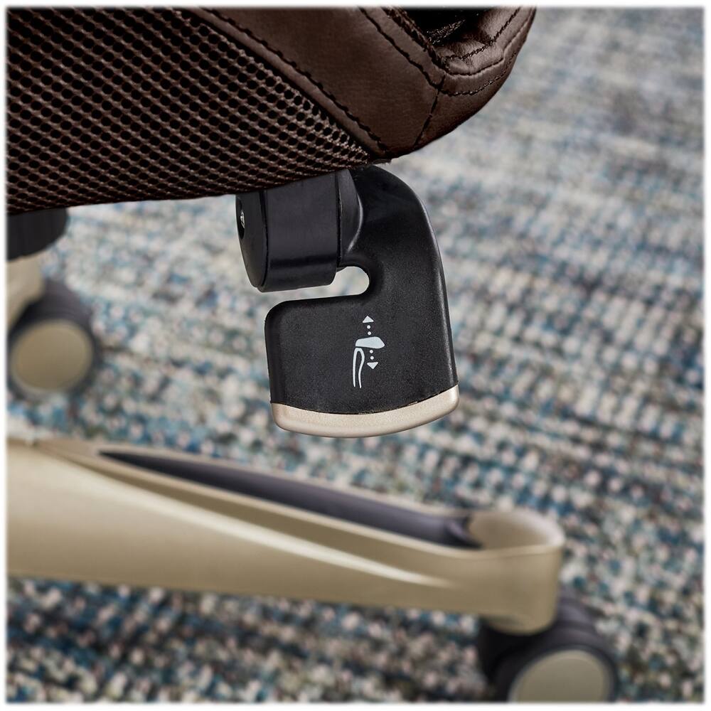 Alt View 18. Serta - Executive Office Chair with Back-In-Motion Technology Pivot Lumbar Support & Seat Adjustable Arms Leather Chair - Chestnut.
