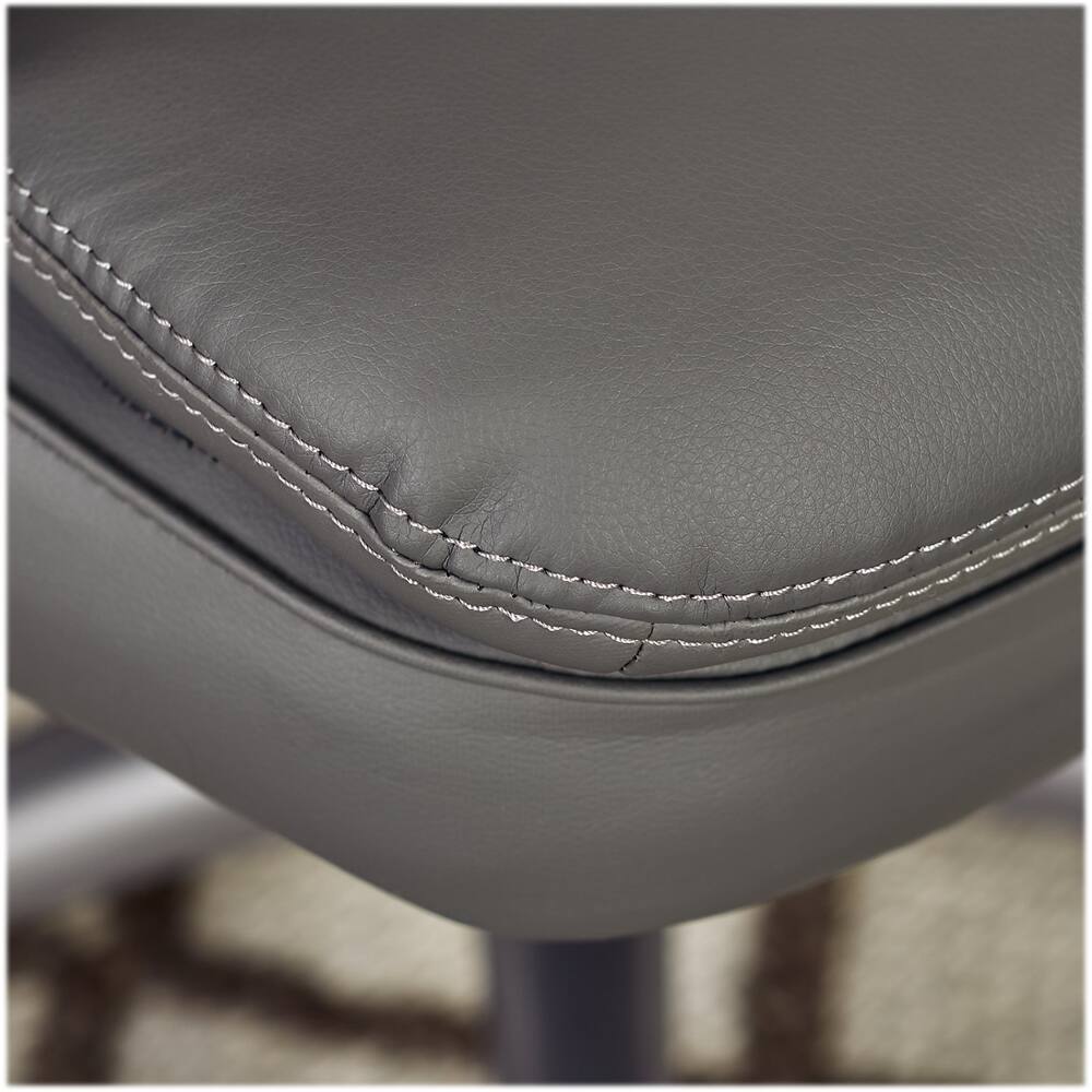 Alt View 17. Serta - Big and Tall Bonded Leather Executive Chair - Gray.