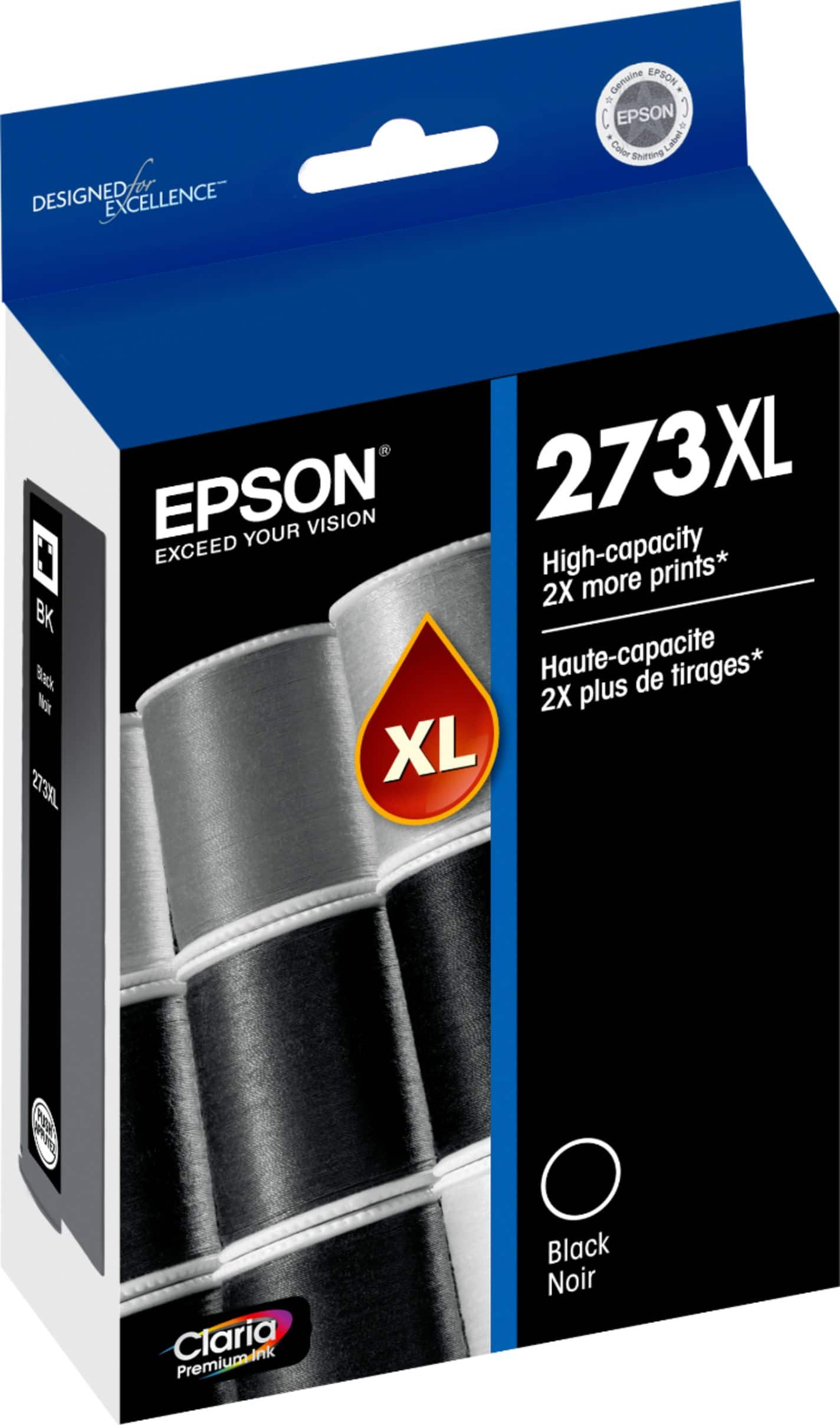 Best Buy: Epson 273XL With Sensor High-Yield Dye-Based Black Ink ...