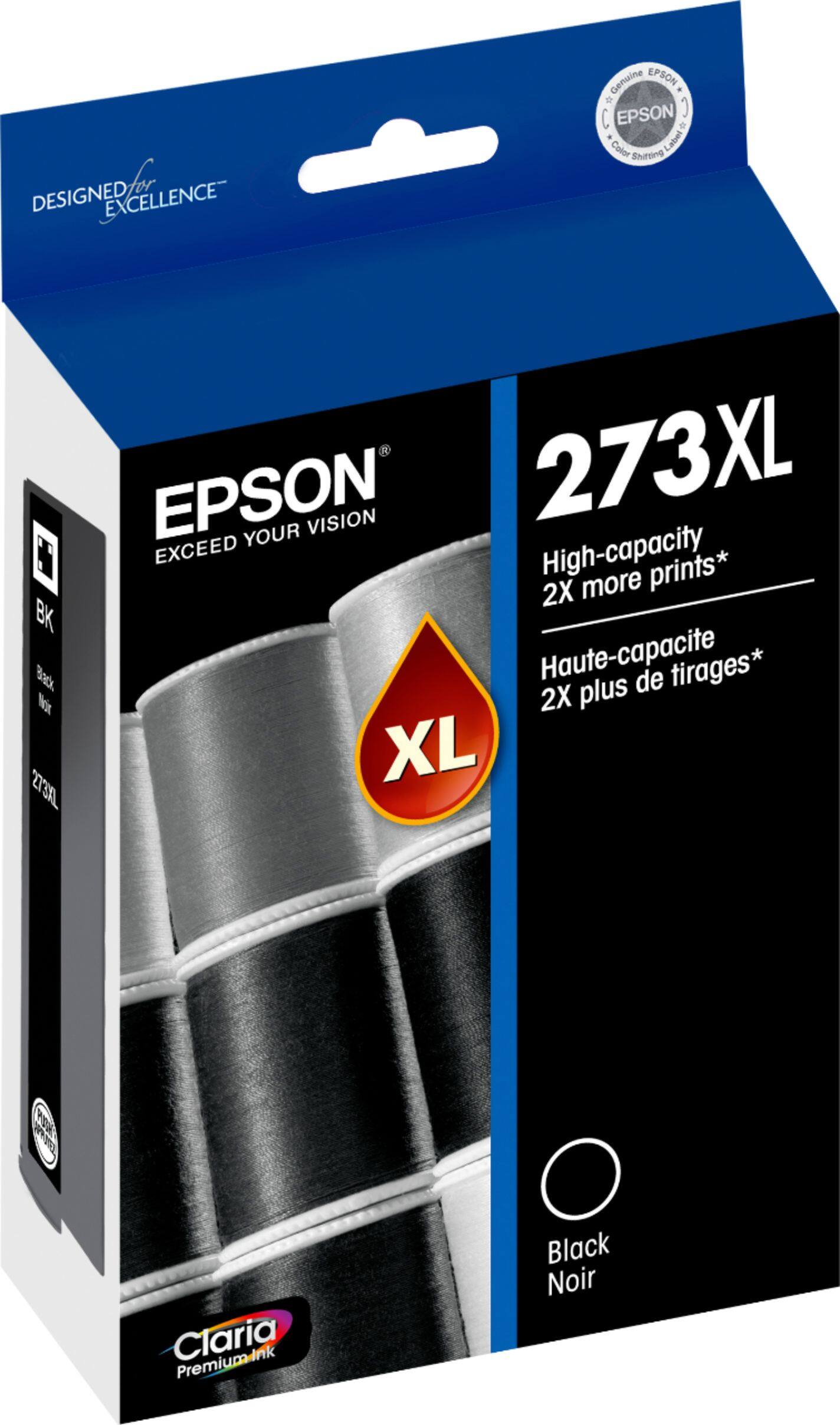 Alt View 11. Epson - 273XL With Sensor High-Yield - Dye-Based Black Ink Cartridge.