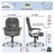Alt View Zoom 11. Serta - Amplify Work or Play Ergonomic High-Back Faux Leather Swivel Executive Chair with Mesh Accents - Duo Gray.