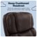 Alt View Zoom 12. Serta - Big and Tall Bonded Leather Executive Chair - Chestnut.