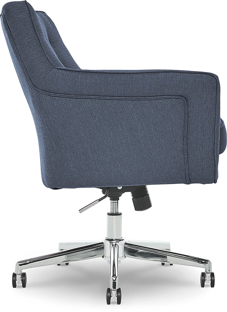 Somerset Home Memory Foam Chair Pad, Blue