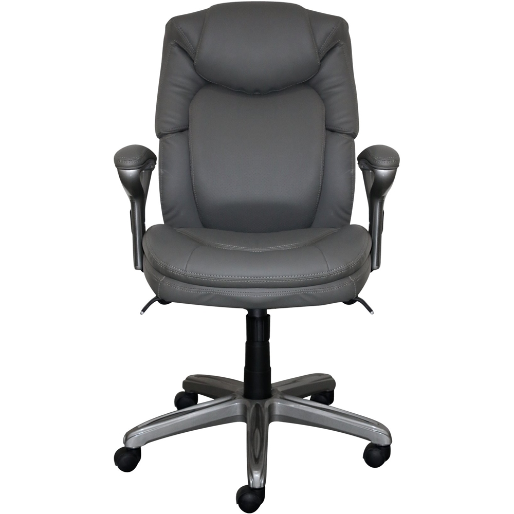 serta gray office chair