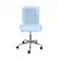 Front. Serta - Essentials Mesh & Faux Leather Task Chair - Blue.
