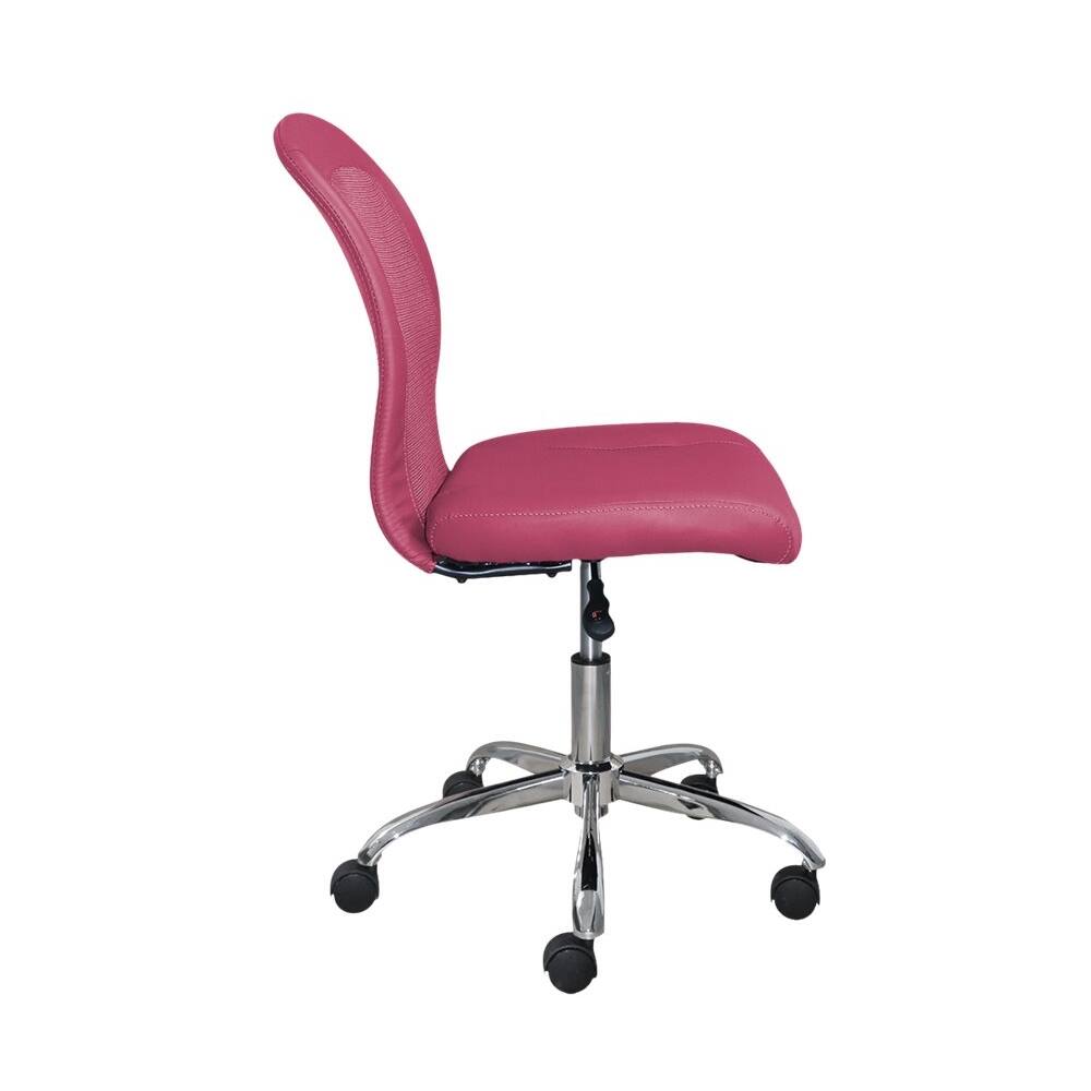 Alt View 12. Serta - Essentials Faux Leather Task Chair - Pink.