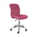 Left Zoom. Serta - Essentials Faux Leather Task Chair - Pink.