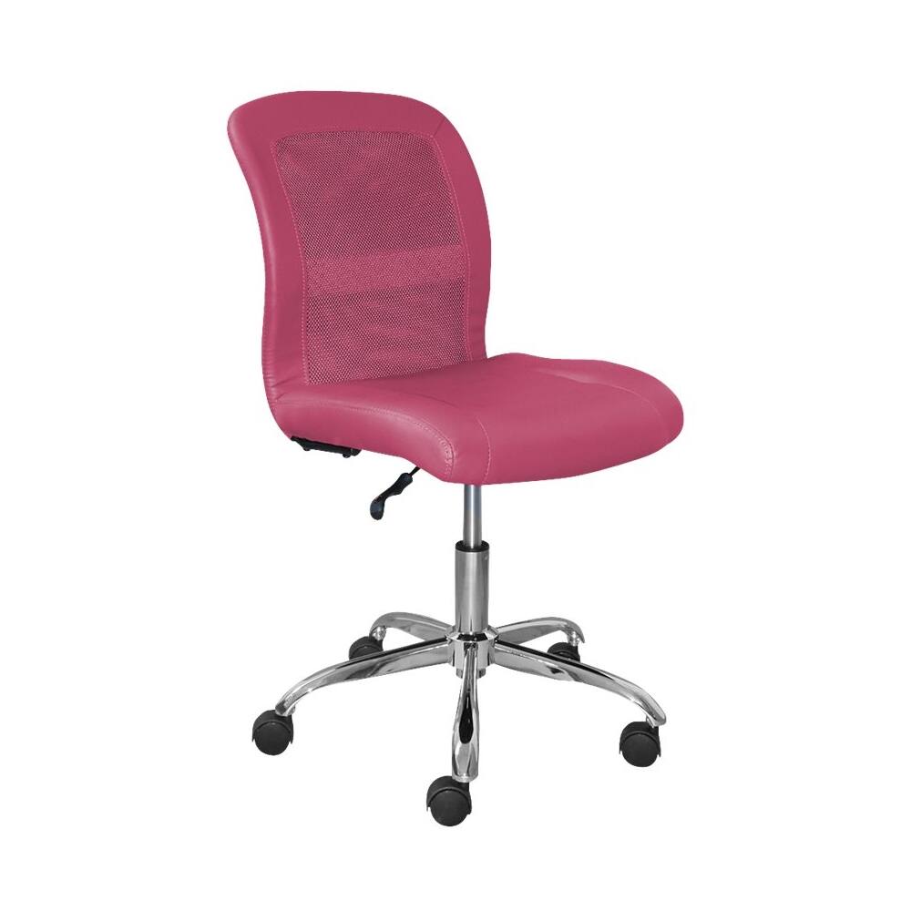 Left. Serta - Essentials Faux Leather Task Chair - Pink.
