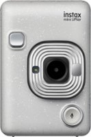 Fujifilm - INSTAX MINI LiPlay Instant Film Camera - Stone White - Front_Zoom
