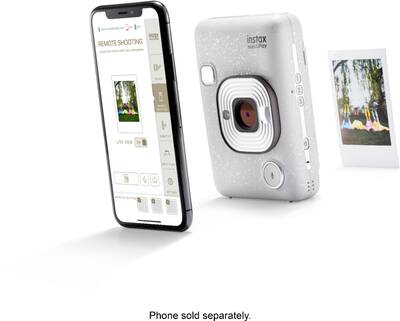 Fujifilm INSTAX MINI LiPlay Instant Film Camera Stone White Fujifilm INSTAX MINI LiPlay Instant Film Camera Stone White