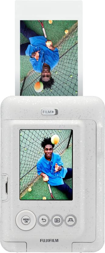 Fujifilm INSTAX MINI LiPlay Instant Film Camera Stone White Fujifilm INSTAX MINI LiPlay Instant Film Camera Stone White