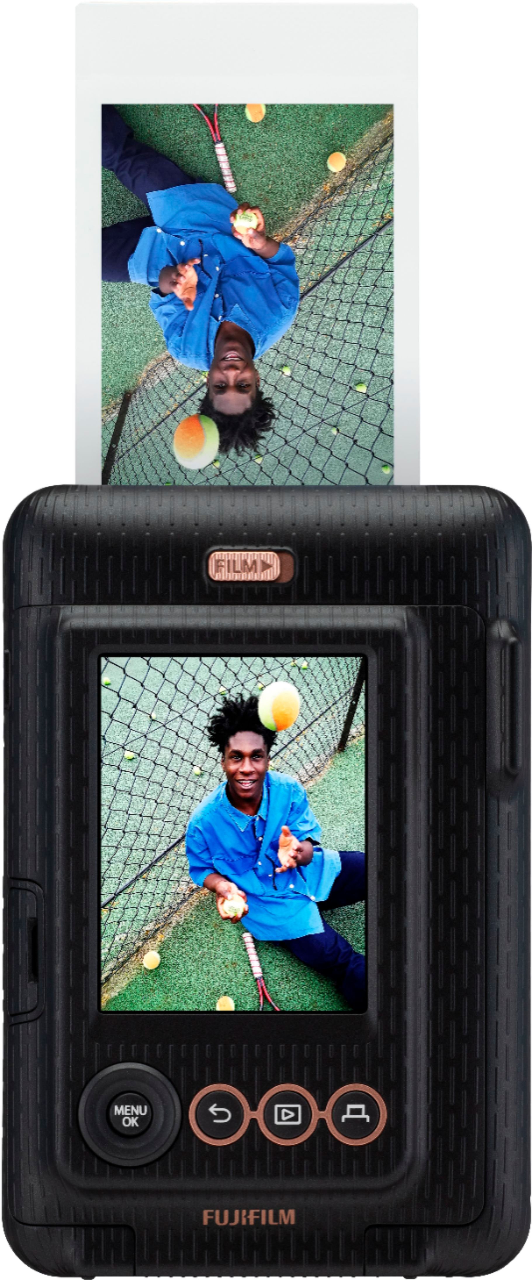 Instax Mini LiPlay Hybrid Blush Instant Camera inc 20 Shots by