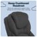 Alt View Zoom 15. Serta - Upholstered Back in Motion Health & Wellness Manager Office Chair - Fabric - Dark Gray.