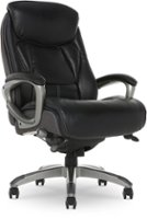 Serta - Lautner Executive Office Chair with Smart Layers Technology - Black with Gray Mesh - Angle_Zoom