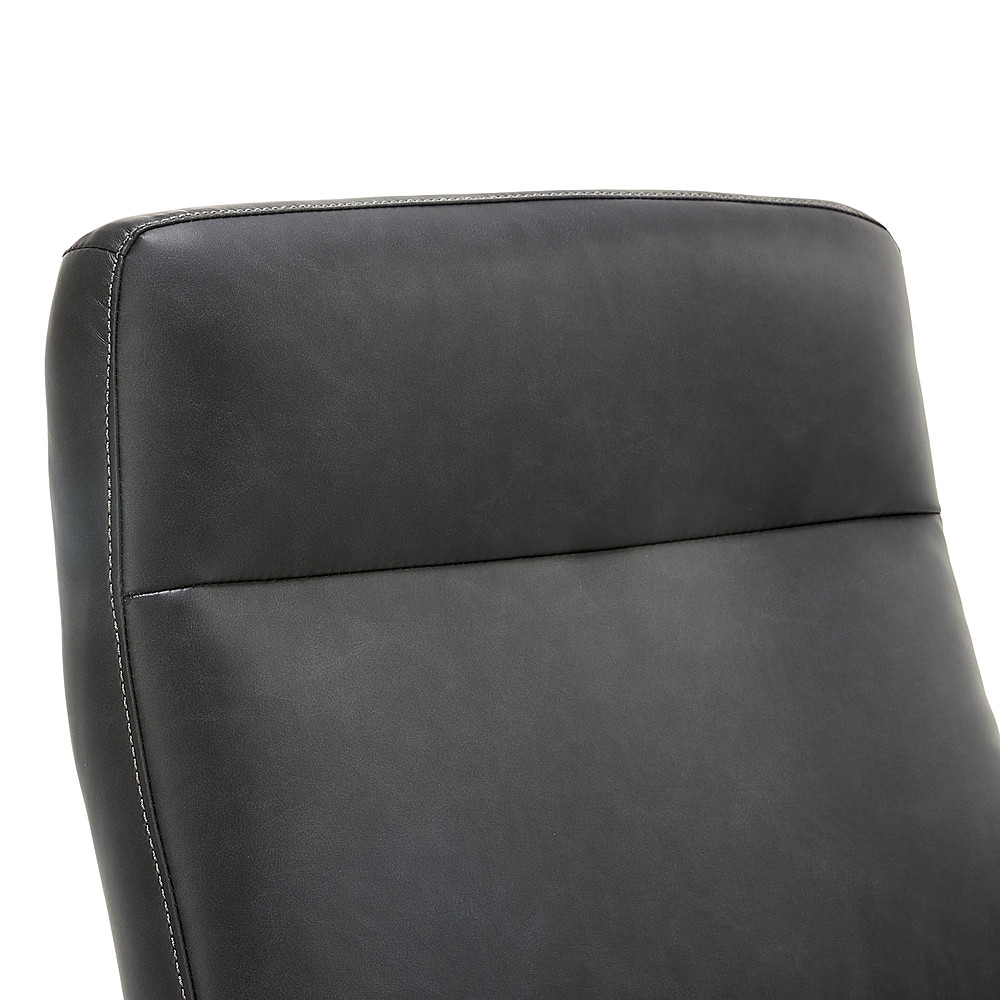 La Z Boy Baylor Modern Bonded Leather Executive Chair Black Bonded