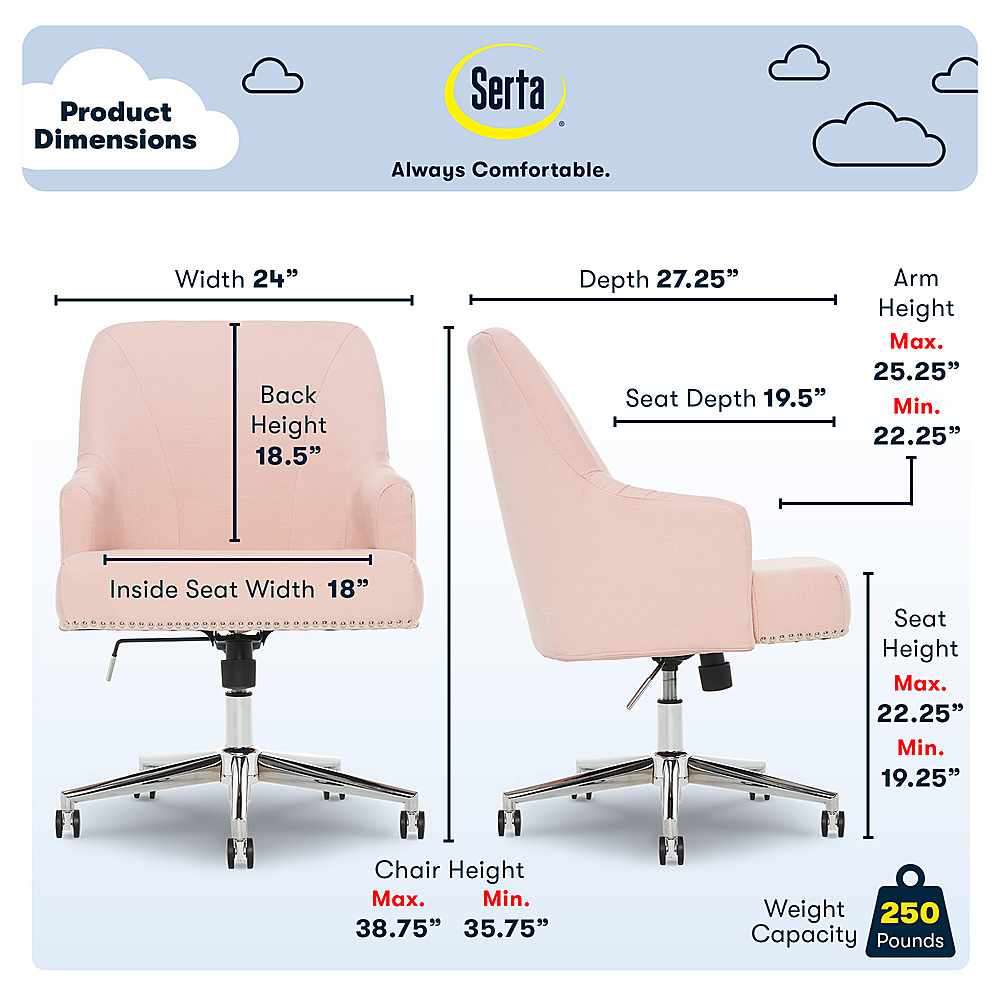 Rio 33 Inch Modular Single Arm Corner Chair 2 Lumbar Cushions Blush Pink -  AAA Polymer
