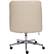 Alt View 12. Serta - Leighton Modern Bonded Leather & Memory Foam Home Office Chair - Cream.
