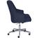 Alt View 12. Serta - Leighton Modern Memory Foam & Twill Fabric Home Office Chair - Blue.