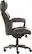 Left. La-Z-Boy - Greyson Modern Faux Leather Executive Chair - Brown.