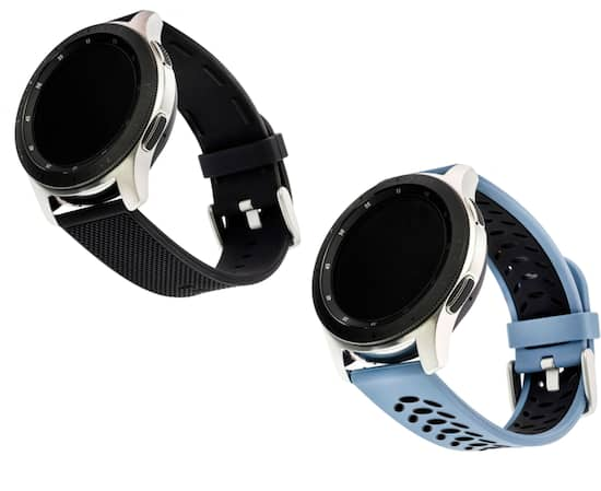 WITHit Band Kit for Samsung Galaxy Watch 46mm, Gear S3, Gear S3 Frontier, and Sport, Black