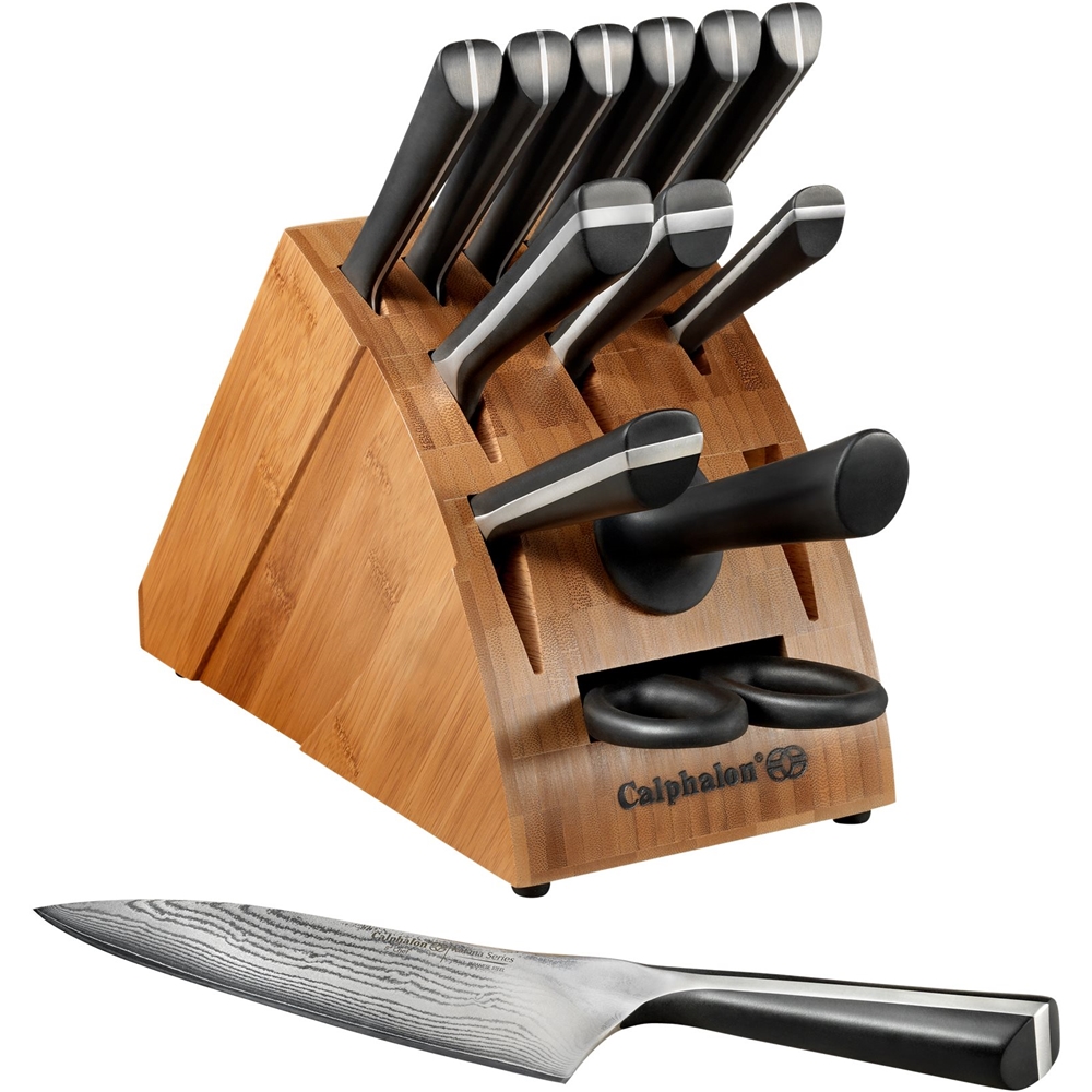 Customer Reviews: Calphalon Katana Series 14-Piece Knife Set Stainless Calphalon Stainless Steel Knife Set
