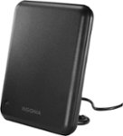Angle Zoom. Insignia™ - AM/FM Amplified Indoor Plate Radio Antenna - Black.
