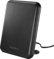 Insignia™ - AM/FM Amplified Indoor Plate Radio Antenna - Black - Angle_Zoom