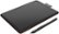 Angle Zoom. One by Wacom Student Drawing Tablet (small) – Works with Chromebook, Mac, PC - Black/Red.