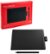 Alt View Zoom 15. One by Wacom Student Drawing Tablet (small) – Works with Chromebook, Mac, PC - Black/Red.
