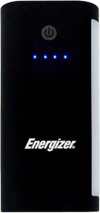 Front. Energizer - Ultimate 5200 mAh Portable Charger for Most USB-Enabled Devices - Black.