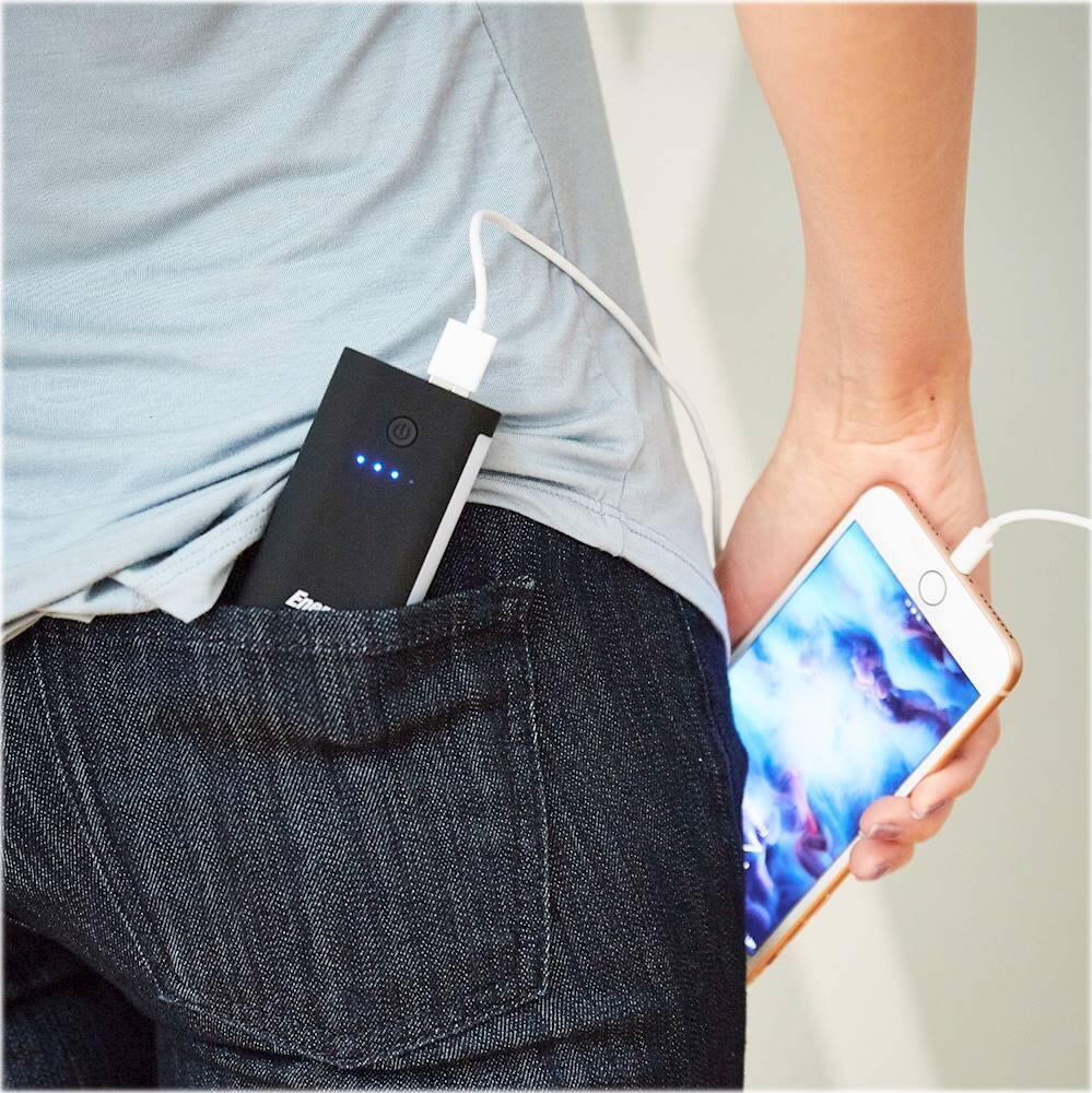 Alt View 12. Energizer - Ultimate 5200 mAh Portable Charger for Most USB-Enabled Devices - Black.