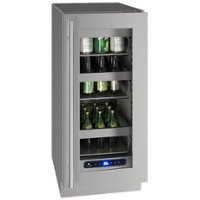 U-Line - 5 Class 72-Can Beverage Cooler - Stainless Steel - Front_Zoom