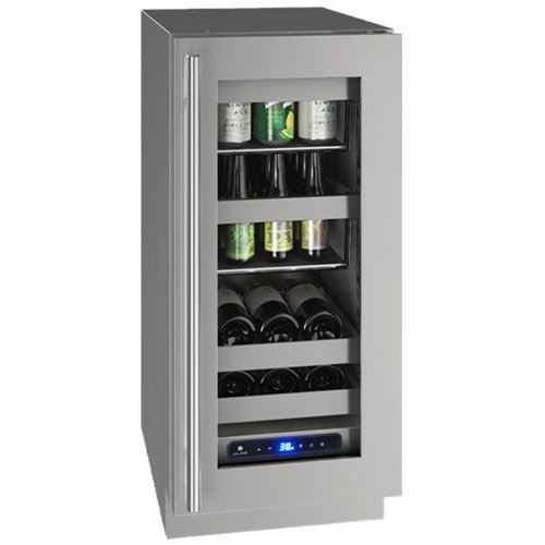 U Line 5 Class 8 Bottle Wine Refrigerator Stainless Steel UHBV515SG01A Open Box Best Buy