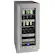 Front. U-Line - 5 Class 8-Bottle Wine Refrigerator - Stainless Steel.