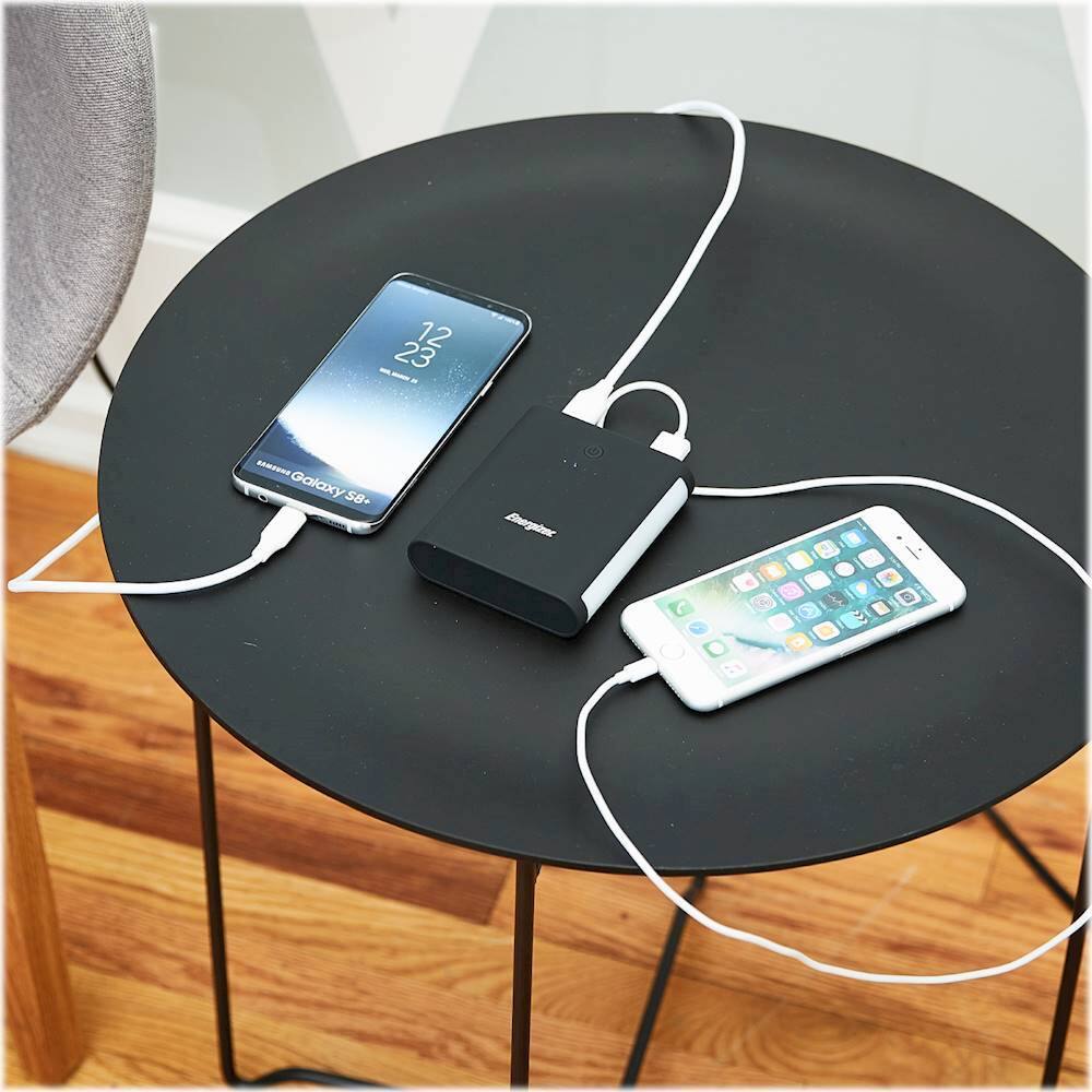 Alt View 12. Energizer - Ultimate 10,400 mAh Portable Charger for Most USB-Enabled Devices - Black.