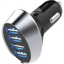 Energizer - Ultimate Vehicle Charger - Silver/Black