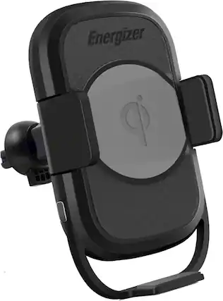 Front. Energizer - Qi 10W Wireless Charging Pad for Android - Black.