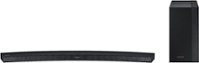 Samsung - Geek Squad Certified Refurbished 2.1-Channel Curved Soundbar System with Wireless Subwoofer - Black/Silver - Front_Zoom