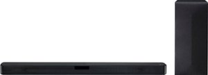 LG - 2.1 Channel 300W Soundbar System with 6" Subwoofer - Black - Front_Zoom