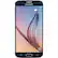 Front. Samsung - Pre-Owned Galaxy S6 with 32GB Memory Cell Phone (Unlocked) - Black.
