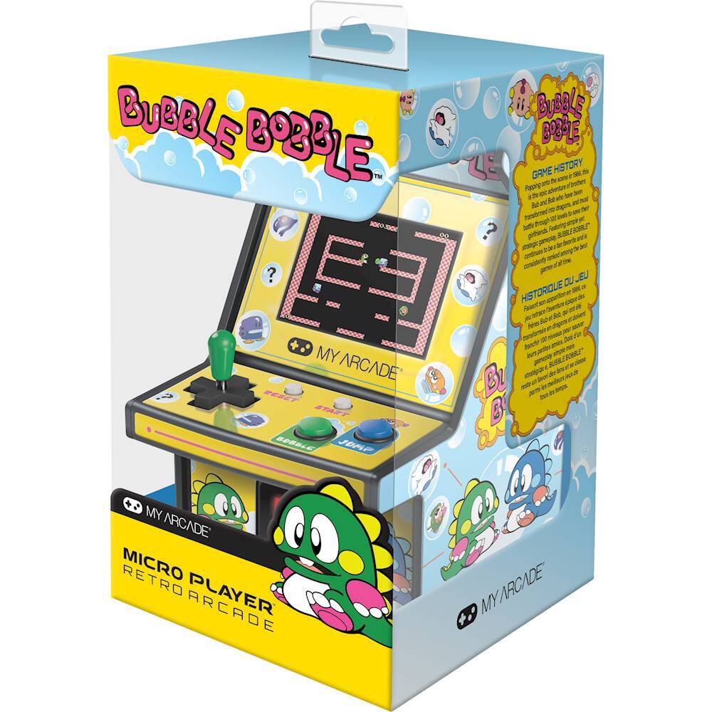 Alt View 11. My Arcade - BUBBLE BOBBLE Micro Player - Yellow/Blue.
