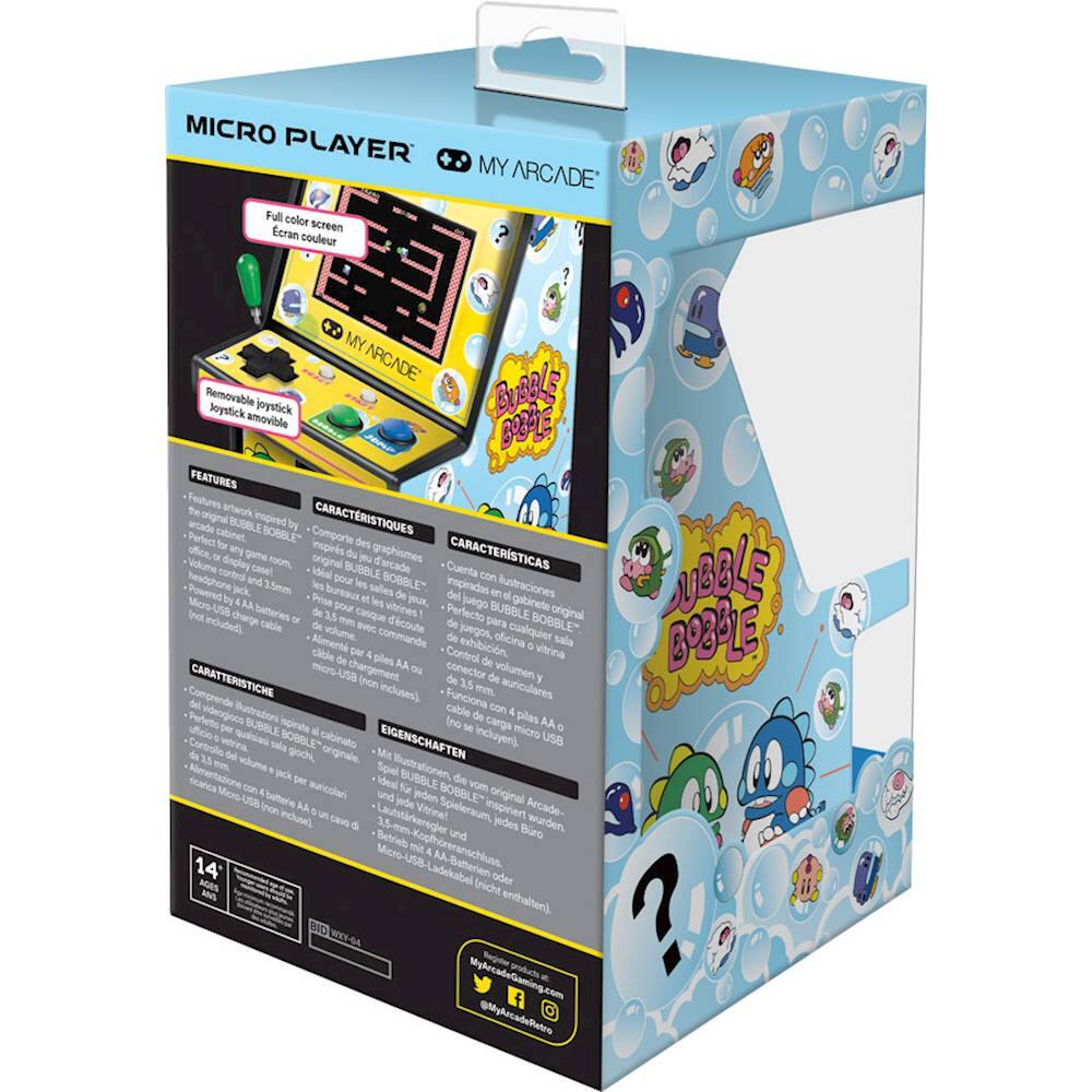 Alt View 12. My Arcade - BUBBLE BOBBLE Micro Player - Yellow/Blue.