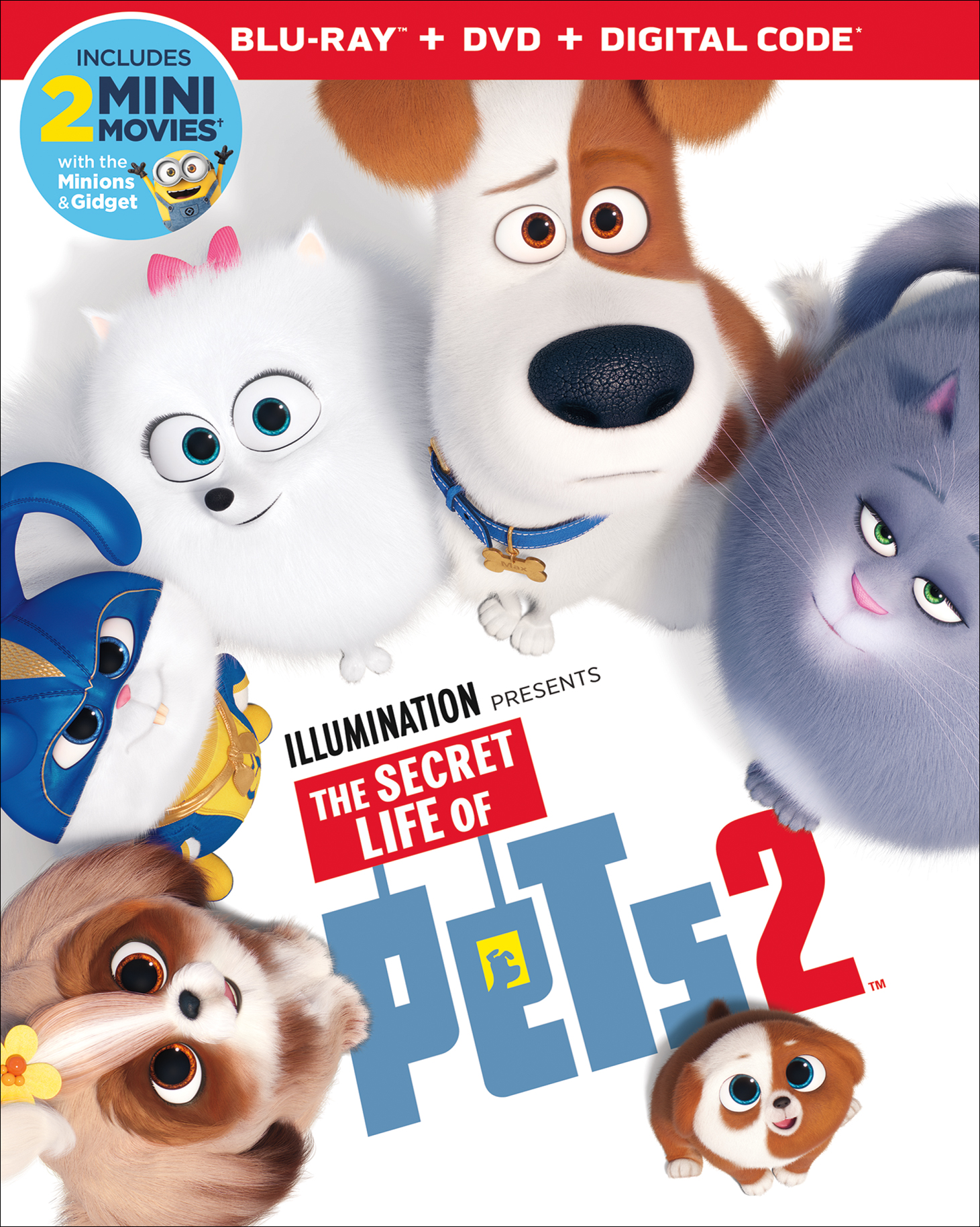 The Secret Life of Pets 2 [Includes Digital Copy] [Blu-ray/DVD] [2019