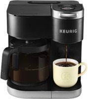 Keurig - K-Duo 12-Cup Coffee Maker and Single Serve K-Cup Brewer - Black - Front_Zoom