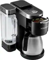 Keurig - K-Duo Plus 12-Cup Coffee Maker and Single Serve K-Cup Brewer - Black - Angle_Zoom