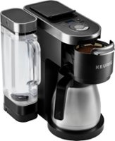 Keurig - K-Duo Plus 12-Cup Coffee Maker and Single Serve K-Cup Brewer - Black - Angle_Zoom