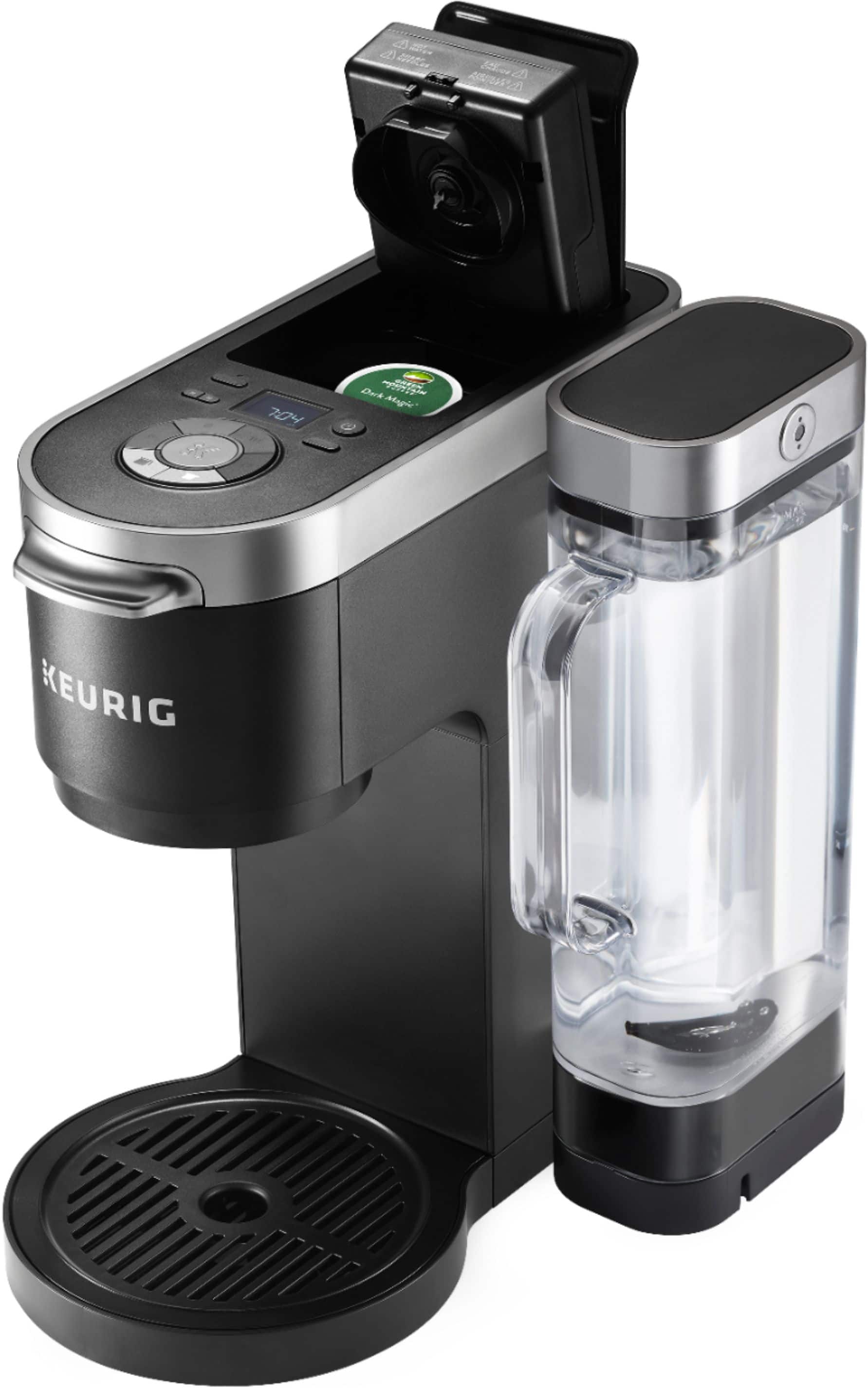 Alt View 12. Keurig - K-Duo Plus 12-Cup Coffee Maker and Single Serve K-Cup Brewer - Black.