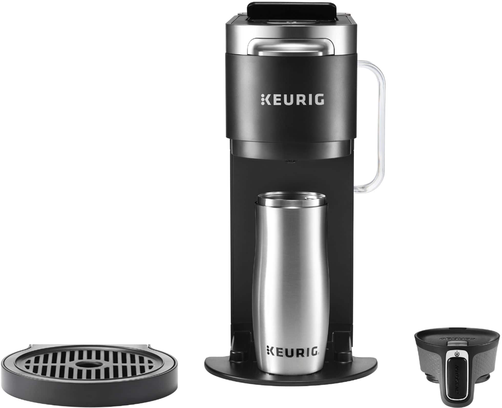 Alt View 19. Keurig - K-Duo Plus 12-Cup Coffee Maker and Single Serve K-Cup Brewer - Black.