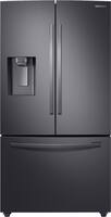 Samsung - 28 Cu. Ft. French Door Fingerprint Resistant Refrigerator with CoolSelect Pantry™ - Black stainless steel - Front_Zoom