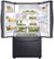 Alt View 1. Samsung - 22.6 Cu. Ft. French Door Counter-Depth Fingerprint Resistant Refrigerator with CoolSelect Pantry - Black Stainless Steel.